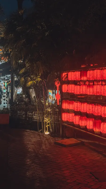Wall of Lanterns